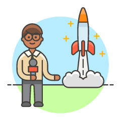 Reporter 1 3 Illustration from UX Colors Set