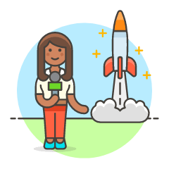 Reporter 1 4 Illustration from UX Colors Set