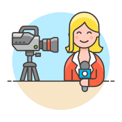 Reporter 2 2 Illustration from UX Colors Set