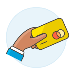 Card Hand 3 Illustration from UX Colors Set