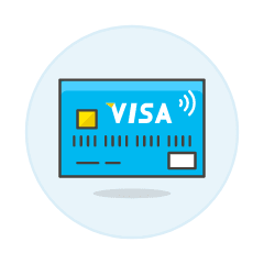 Visa Card Broken 1 Illustration from UX Colors Set