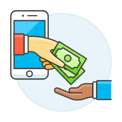 Digital Payment 3 Illustration from UX Colors Set