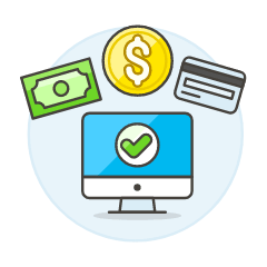 Online Payment Illustration from UX Colors Set