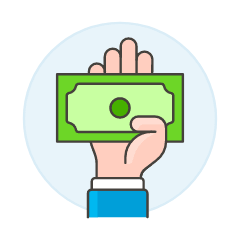 Cash Pay 1 Illustration from UX Colors Set