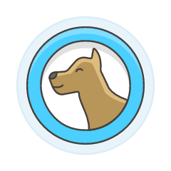 Dog Allow Zone Illustration from UX Colors Set