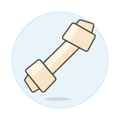 Leather Chewing Toy Illustration from UX Colors Set
