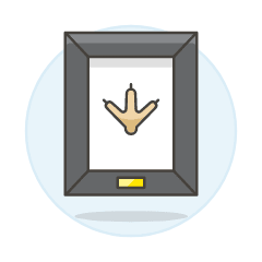 Bird Footpriny Illustration from UX Colors Set