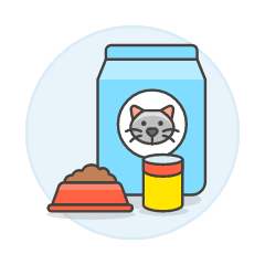 Cat Food Bag Illustration from UX Colors Set