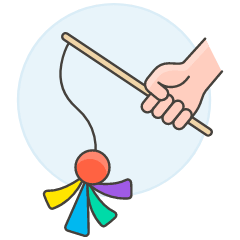 Cat Toy 1 Illustration from UX Colors Set