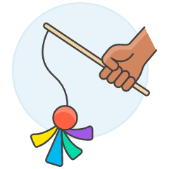 Cat Toy 3 Illustration from UX Colors Set