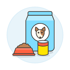 Dog Food Bag Illustration from UX Colors Set