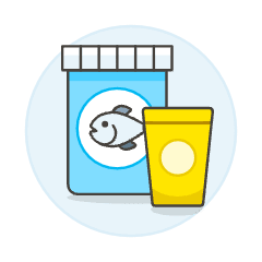Fish Food Illustration from UX Colors Set