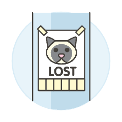 Missing Cat Illustration from UX Colors Set