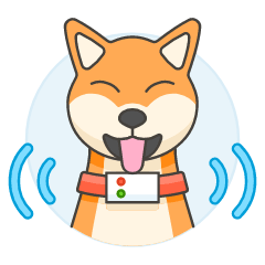 Dog Smart Collar Illustration from UX Colors Set