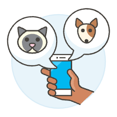 Pet Tracker 3 Illustration from UX Colors Set