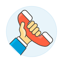 Call Answer 2 Illustration from UX Colors Set