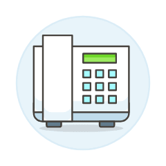 Telephone Fax 1 Illustration from UX Colors Set