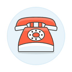 Vintage Telephone Illustration from UX Colors Set