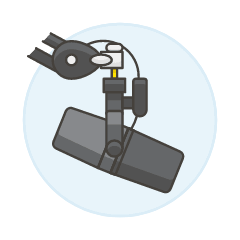 Microphone 11 Illustration from UX Colors Set