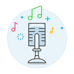 Microphone 2 Illustration from UX Colors Set