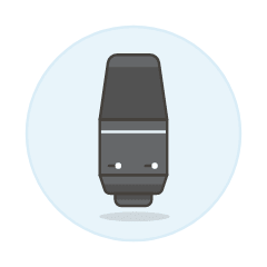 Microphone 22 Illustration from UX Colors Set