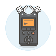 Microphone 30 Illustration from UX Colors Set