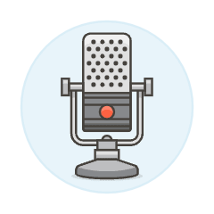 Microphone 4 Illustration from UX Colors Set