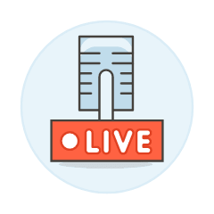 Microphone Live 1 Illustration from UX Colors Set