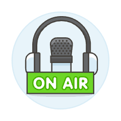 Microphone Live 4 Illustration from UX Colors Set