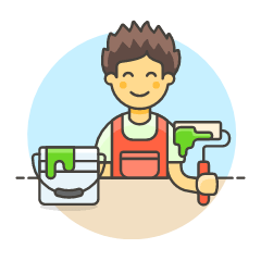 House Painter 3 Illustration from UX Colors Set