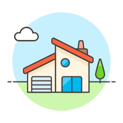 House 1 Illustration from UX Colors Set
