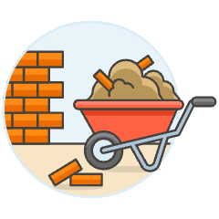 Wall Construction Illustration from UX Colors Set