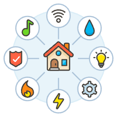House Info Illustration from UX Colors Set