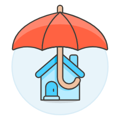 House Insurance Illustration from UX Colors Set