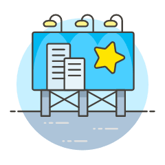 Property Advertisment Illustration from UX Colors Set