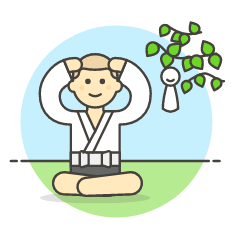 Chinese Monk 2 Illustration from UX Colors Set