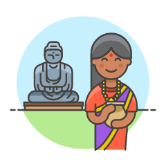 Indian 2 Illustration from UX Colors Set