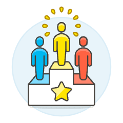 Podium User 1 Illustration from UX Colors Set