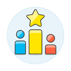 Podium User 2 Illustration from UX Colors Set