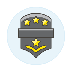 Ranking Badge 1 Illustration from UX Colors Set
