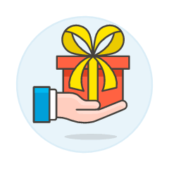 Gift Sharing Illustration from UX Colors Set