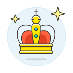Crown Sparkling Illustration from UX Colors Set