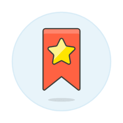 Pennant Star 2 Illustration from UX Colors Set
