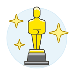 Oscard Award Illustration from UX Colors Set