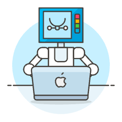 Artist Robot 1 Illustration from UX Colors Set