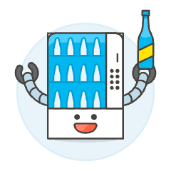 Vending Machine Robot Illustration from UX Colors Set