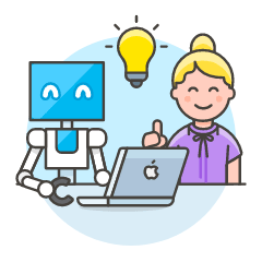 Human Ai Collaboration 3 3 Illustration from UX Colors Set