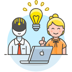 Human Ai Collaboration 4 3 Illustration from UX Colors Set