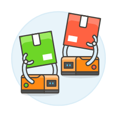 Mobile Robot 1 Illustration from UX Colors Set