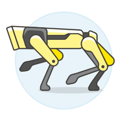 Boston Dynamic Spot Illustration from UX Colors Set